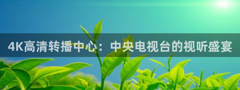看球吧体育直播平台：4K高清转播中心：中央电视台的视听盛宴
